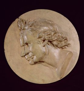 ジョセフ（1740〜1810年）とエティエンヌモンゴルフィエ（1745-99年）を描いたメダリオン 作： Jean Antoine Houdon