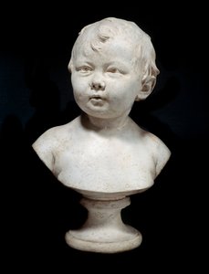 Sabine Houdon at the ten months Jean Antoine Houdon (1741-1828) による石膏の胸像 1788年 Paris, Musee du Louvre 作： Jean Antoine Houdon