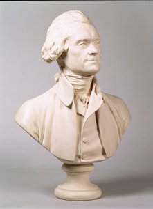 トーマス・ジェファーソン（1743-1826）1789（しっくい） 作： Jean Antoine Houdon