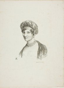ターバンの女性の肖像 作： Jean Antoine Laurent