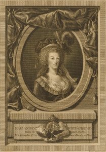 オーストリア公爵夫人マリー・アントワネット 作： Jean Antoine Pierron