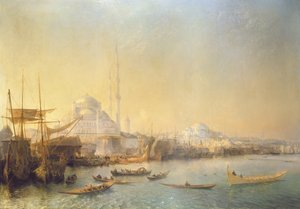 コンスタンティノープルとゴールデンホーンの広大な眺め、1840年