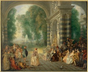  作： Jean Antoine Watteau