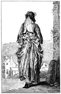 フランスの衣装、1885年。 作： Jean Antoine Watteau