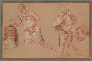 イタリアのコメディアン 作： Jean Antoine Watteau