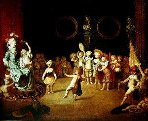リトルアクターズ、1706-1708年頃 作： Jean Antoine Watteau