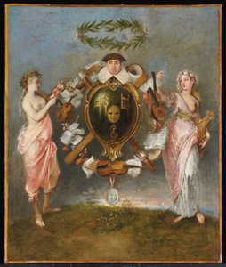 コメディと音楽の連合 作： Jean Antoine Watteau
