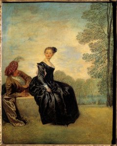 ペディのこと。ジャン・アントワーヌ・ワトー（1684-1721）の絵画 作： Jean Antoine Watteau