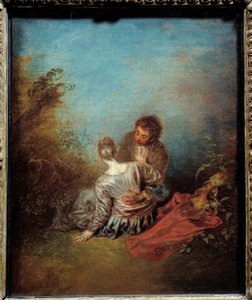 誤ったステップジャン・アントワーヌ・ワトー（1684-1721）の絵画 作： Jean Antoine Watteau