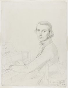 シャルル・グノー、1841年 作： Jean Auguste Dominique Ingres