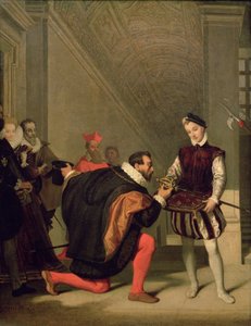 ドンペドロデトレド（1484-1553）ヘンリー4世の剣にキスをする（1553-1610）1819