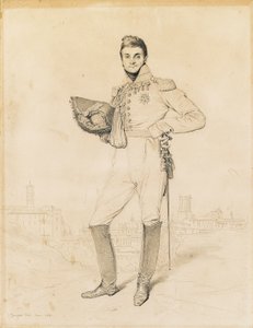 ルイエティエンヌデュロンドロスネ将軍、1818年 作： Jean Auguste Dominique Ingres