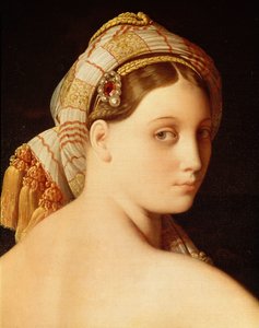 グランド・オダリスク顔の詳細 作： Jean Auguste Dominique Ingres