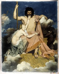 木星とテティス 作： Jean Auguste Dominique Ingres