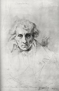 ルイージケルビーニ1760-1842、イタリアの作曲家、1830年。 作： Jean Auguste Dominique Ingres