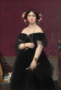 モワテシエ夫人 作： Jean Auguste Dominique Ingres