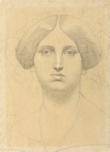モイテシエ夫人 作： Jean Auguste Dominique Ingres