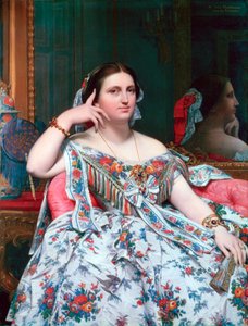 モイテシエ夫人、1856年 作： Jean Auguste Dominique Ingres