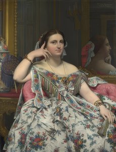 マダムモイテシエ。 1856 作： Jean Auguste Dominique Ingres