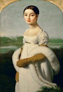 キャロライン・リビエールさん 作： Jean Auguste Dominique Ingres