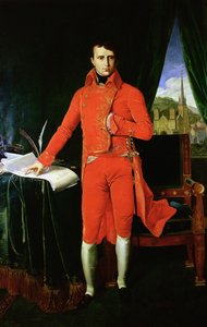 ナポレオンボナパルト第一領事、1803-1804 作： Jean Auguste Dominique Ingres