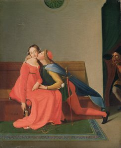パオロとフランチェスカ 作： Jean Auguste Dominique Ingres