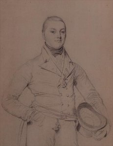 Sir Fleetwood Broughton Reynolds Pellew（1789-1861）提督の肖像