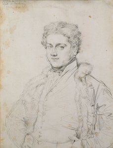チャールズ・ロバート・コッカレルの肖像、1817年 作： Jean Auguste Dominique Ingres