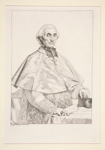 ガブリエル・クルトワ・ド・プレシニーの肖像 作： Jean Auguste Dominique Ingres