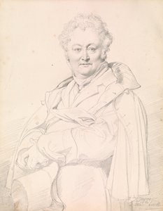 ギヨームギヨンの肖像-レティエール 作： Jean Auguste Dominique Ingres