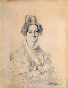 ヒトルフ夫人の肖像 作： Jean Auguste Dominique Ingres