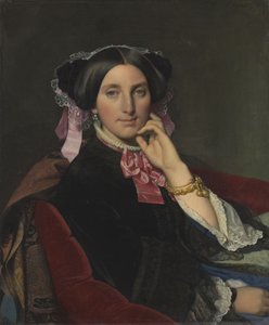 マダムキャロラインゴンセの肖像、1852年。 作： Jean Auguste Dominique Ingres