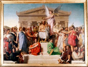 「ホーマーの神格化」、1827