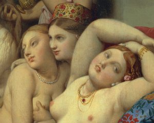 トルコ風呂 作： Jean Auguste Dominique Ingres