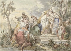モーセの発明 作： Jean Baptist Leprince