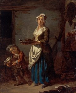 キッチンメイドと雑用係 作： Jean Baptiste (1728 1806) Charpentier