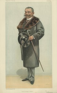Theophile Delcasse氏（カラーリトグラフ 作： Jean Baptiste (after) Guth
