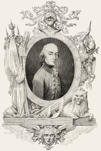 シャルル14世(1763-1844)：スウェーデン・ノルウェー王、ポンテ・コルボ公爵、パンネメーカー作(彫刻) 作： Jean Baptiste (after) Lienard