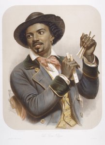 ボーン・プレイヤー』1857年 作： Jean Baptiste Adolphe Lafosse