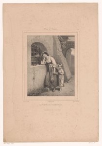 女性と子供が囚人を訪ねる La visite au Prisonnier (オブジェクトのタイトル) 美術愛好家のための美術館（シリーズタイトル） Musée de l