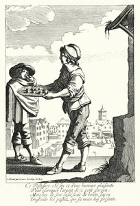 The Pie Seller (彫刻) 作： Jean Baptiste Alexandre (after) Le Blond