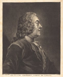 Ph. Cl. A. de Thubières, カイリュス伯 作： Jean Baptiste André Gautier Dagoty