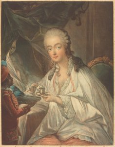 デュ・バリー夫人 作： Jean Baptiste André Gautier Dagoty after François Hubert Drouais
