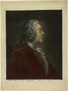 ケイリュス伯爵フィリップ・クロード・アンドレ・ド・トゥビエールの肖像 作： Jean Baptiste Andre Gautier D