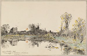 風景 作： Jean Baptiste Antoine Guillemet