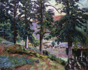 リムーザン、ラ・クルーゼ 1910年頃 （油彩・キャンバス） 作： Jean Baptiste Armand Guillaumin