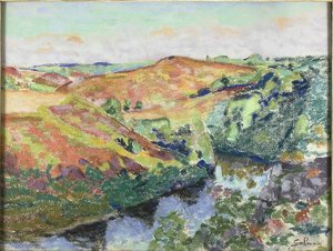 クロザンの風景 作： Jean Baptiste Armand Guillaumin