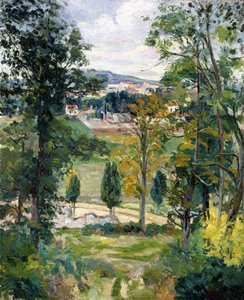 イルドフランスの風景、1879年 作： Jean Baptiste Armand Guillaumin