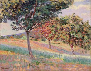 セントシェロンのオーチャード、1893 作： Jean Baptiste Armand Guillaumin