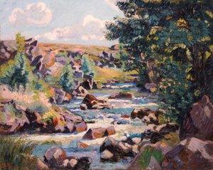 ポンジボーの田舎、1893 作： Jean Baptiste Armand Guillaumin